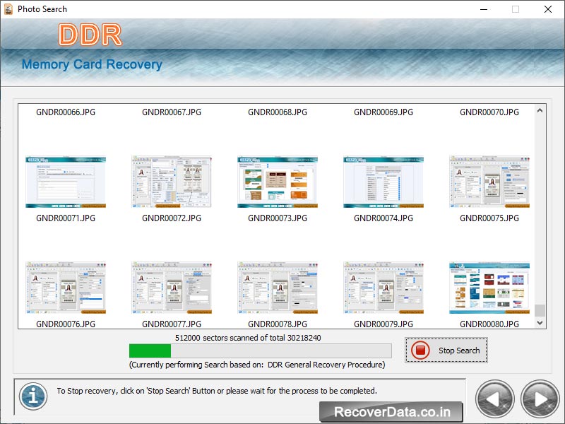 Memory Card File Recovery software