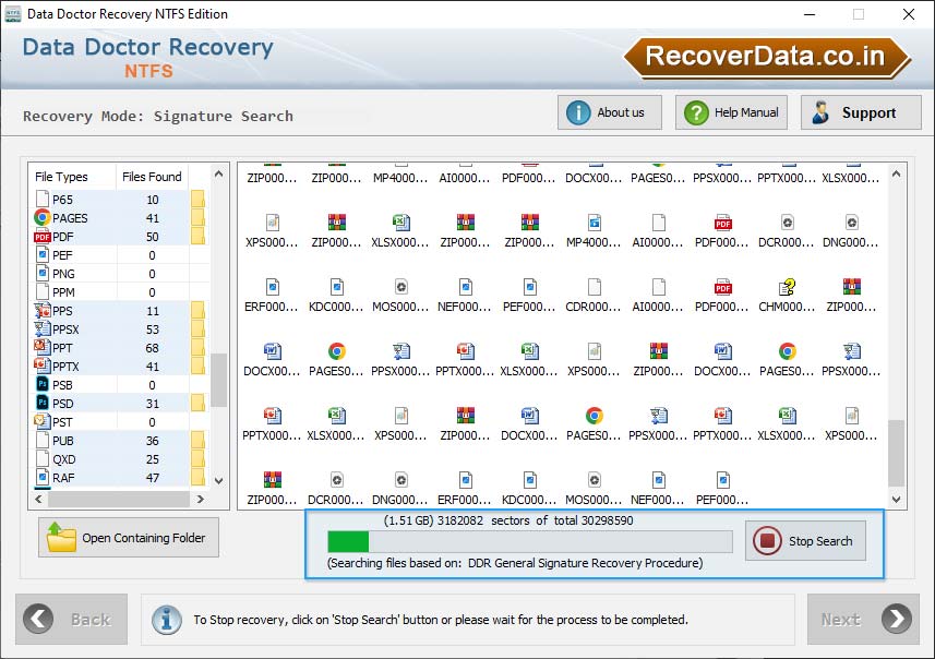 Search process